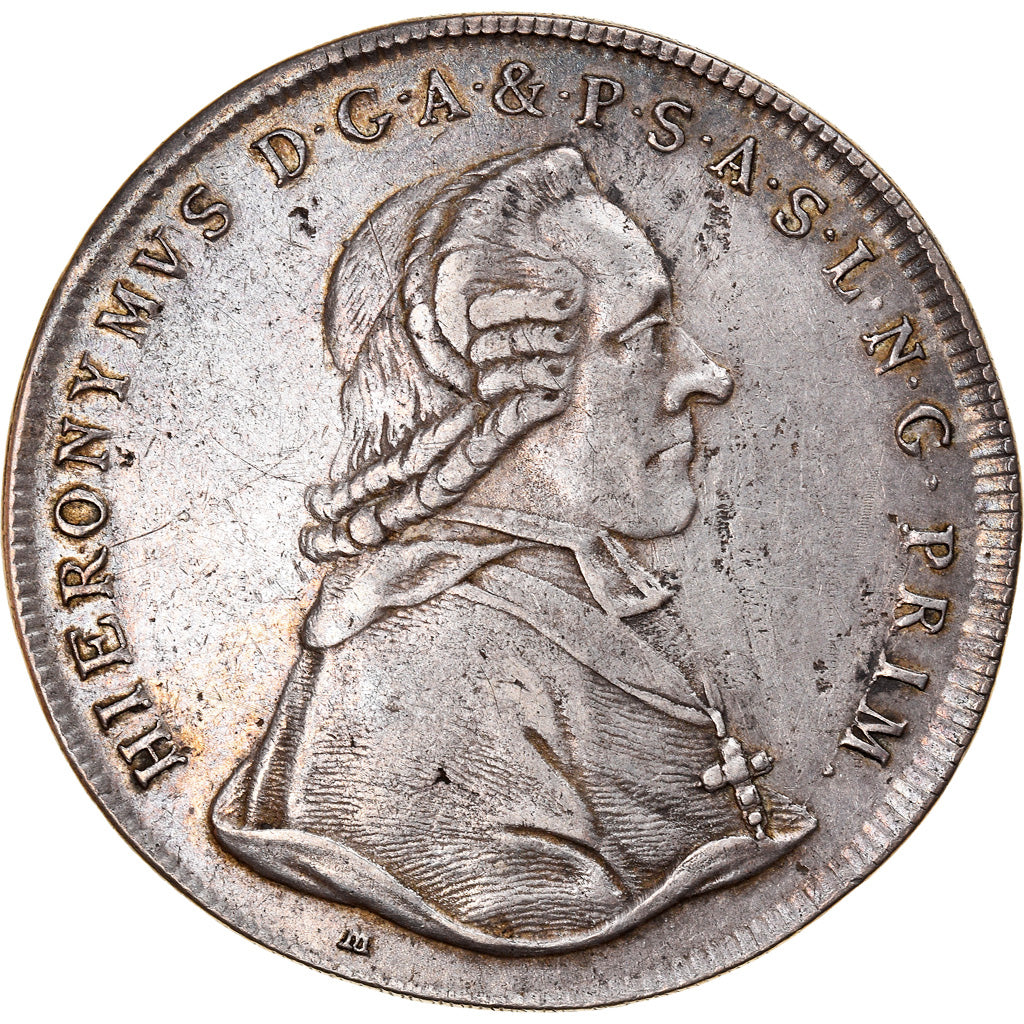 Monnaie, AUSTRIAN STATES, SALZBURG, Hieronymus, Thaler, 1793, Salzburg, TTB+