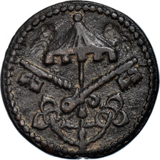 Watykan, Token, Sede Apostolica Vacante, 1605, Rzadkie, AU(50-53), Bronze