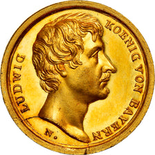 Kingdom of Bavaria, medaglia, Ludwig I, Coronation of Ludwig I of Bavaria, 1825