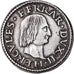 Duchy of Ferrara, Ercole I d'Este, Teston, 1471-1505, Ferrara, Zilver, ZF