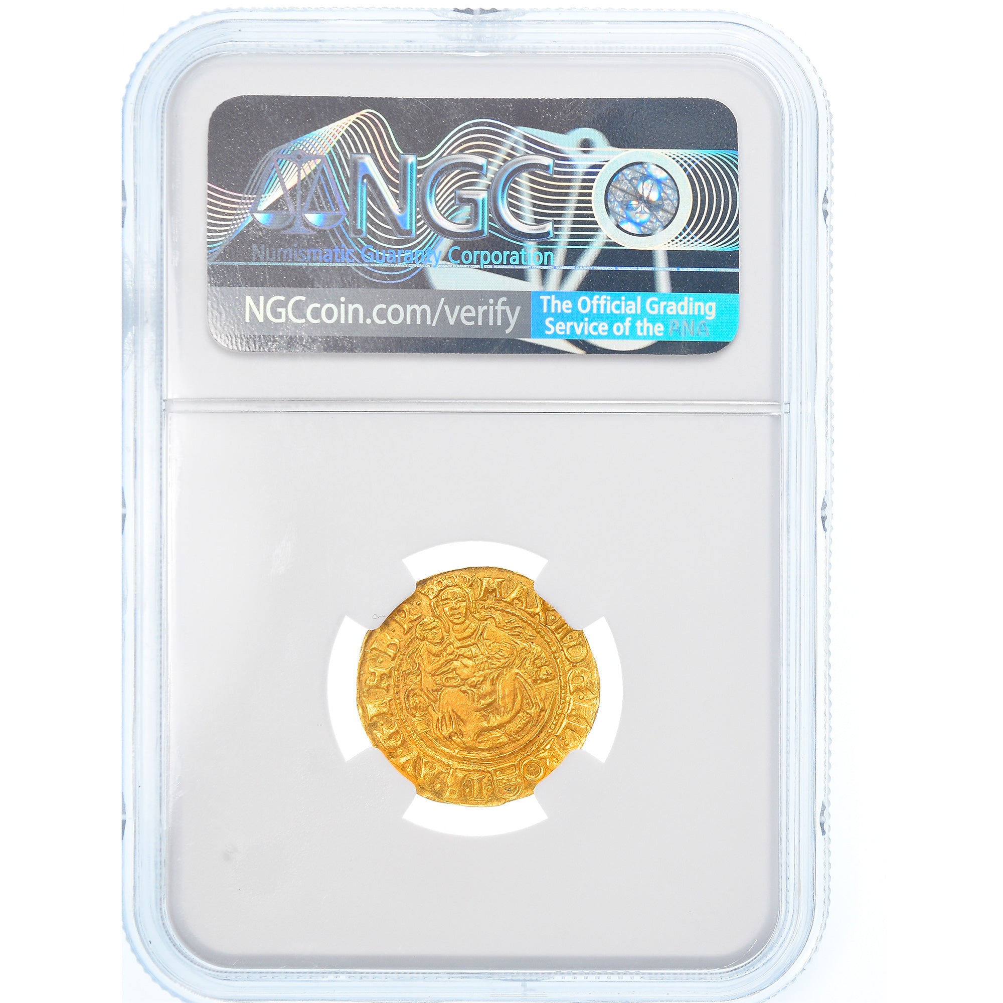 Ungheria, Maximilian II, Ducat, 1575, Košice, Extremely rare, Oro, NGC, MS63