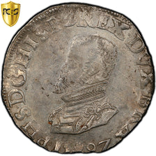 Duchy of Brabant, Philipp II, Ducaton, 1597, Anvers, Silver, PCGS, UNC Details