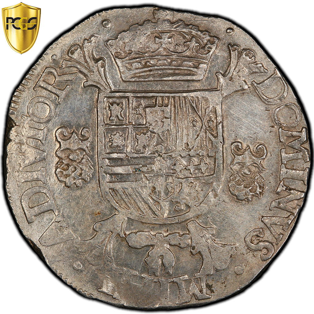 Duchy of Brabant, Philipp II, Ducaton, 1597, Anvers, Silver, PCGS, UNC Details