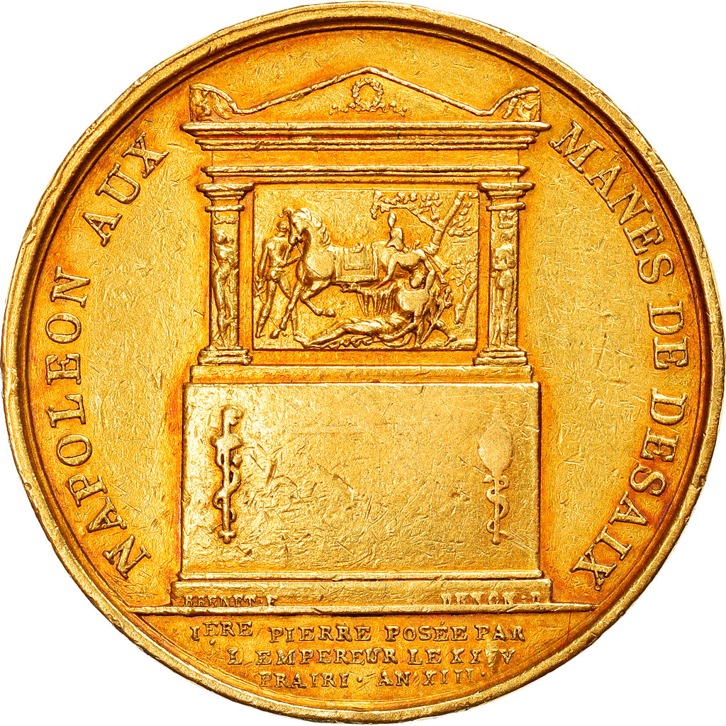 France, Médaille, Napoléon Ier, Bataille de Marengo, Tombeau de Desaix, 1805