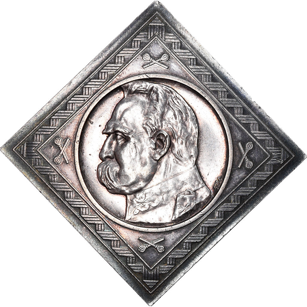 Poland, 10 Zlotych, 1934, Warsaw, Extremely rare, Silver, MS(63), KM:Pn349