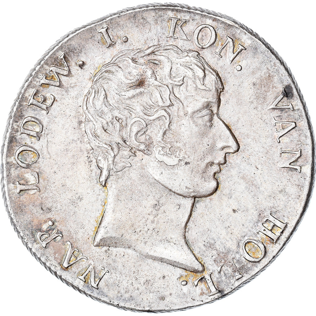 Coin, Netherlands, 50 Stuivers, 1808, Utrecht, Very rare, MS(60-62), Silver