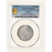 FRANCE, Louis XIII, 1/4 d'écu d'argent, 1643 Paris (rose), NGC UNC Details