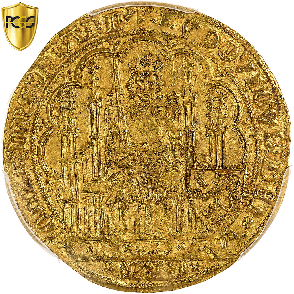 County of Flandre, Louis II de Mâle, Chaise d'or à l'écu, 1370-1384