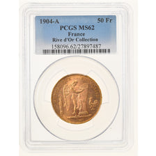 Coin, France, Génie, 50 Francs, 1904, Paris, Pedigree, PCGS, MS62, MS(60-62)