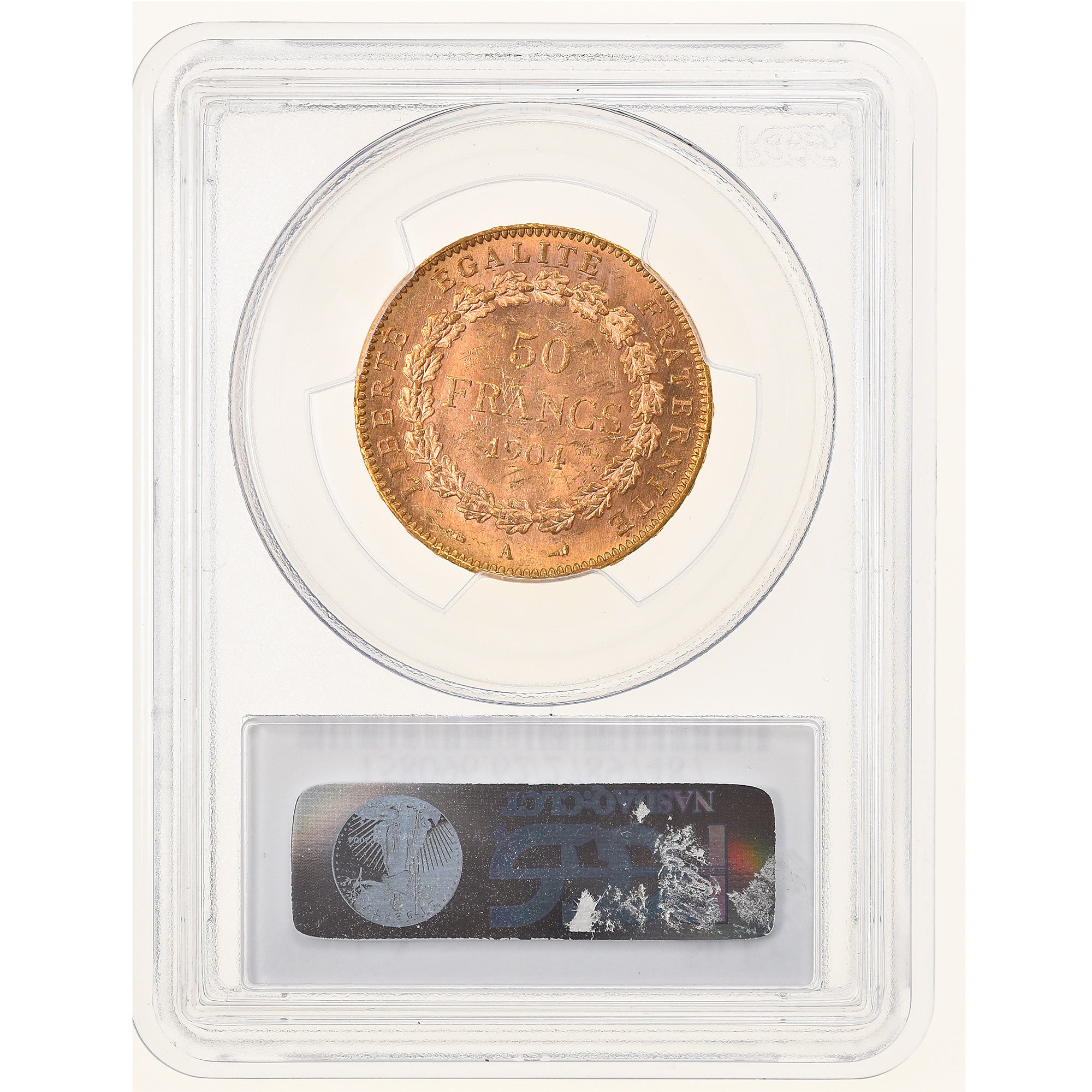 Coin, France, Génie, 50 Francs, 1904, Paris, Pedigree, PCGS, MS62, MS(60-62)
