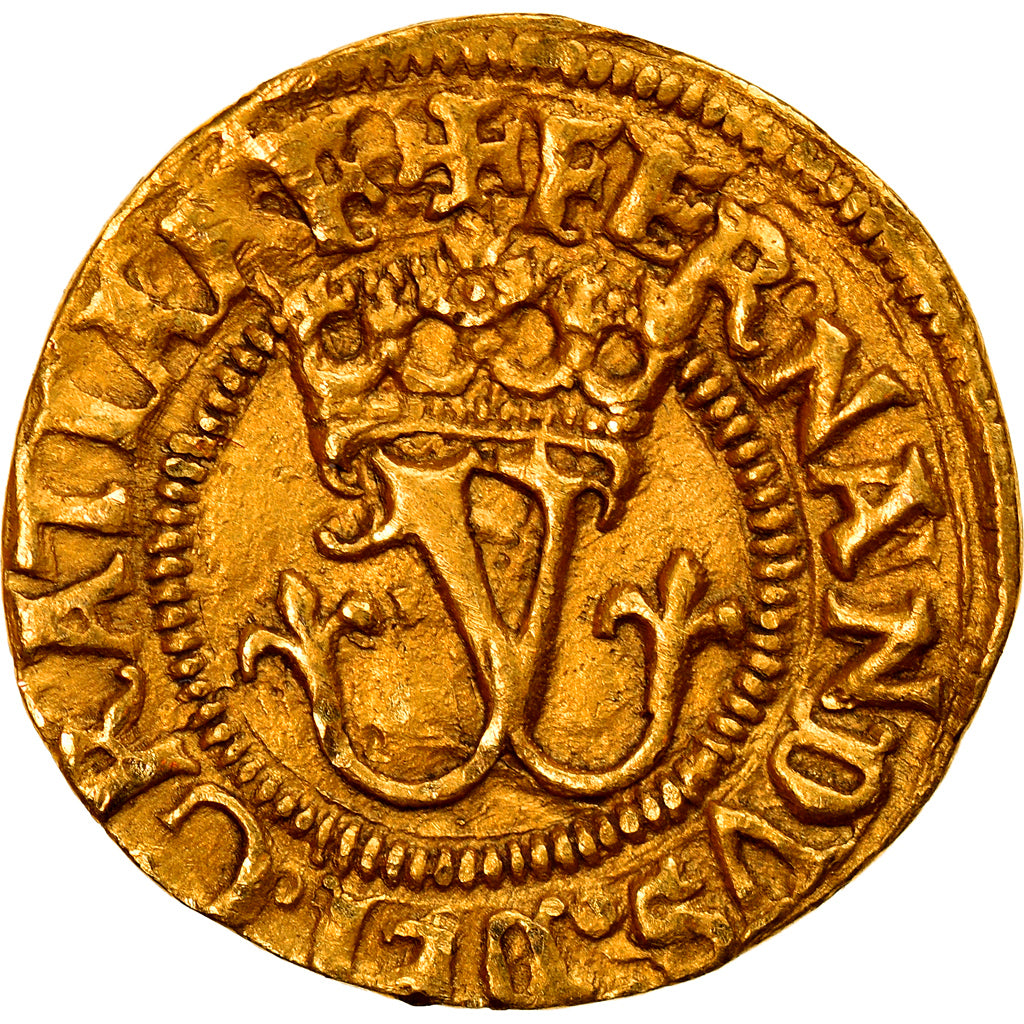 Royaume de Castille-et-León, Ferdinand V & Isabelle, 1/2 Excellente, 1492-1530