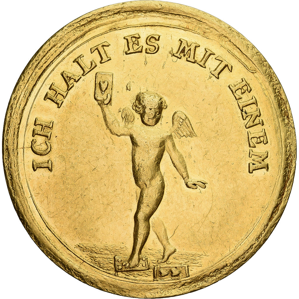 Germany, Token, Friedrich August der Starke, Coseldukaten imitation, 1720, Gold