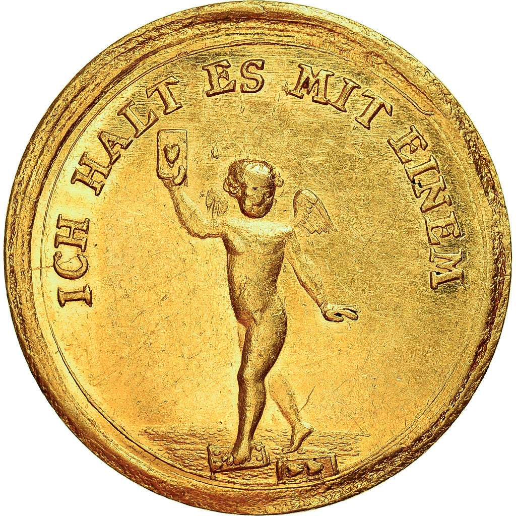 Niemcy, Token, Friedrich August der Starke, Coseldukaten imitation, 1720