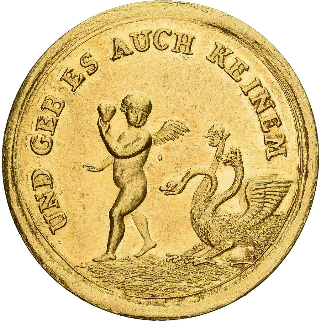 Germany, Token, Friedrich August der Starke, Coseldukaten imitation, 1720, Gold