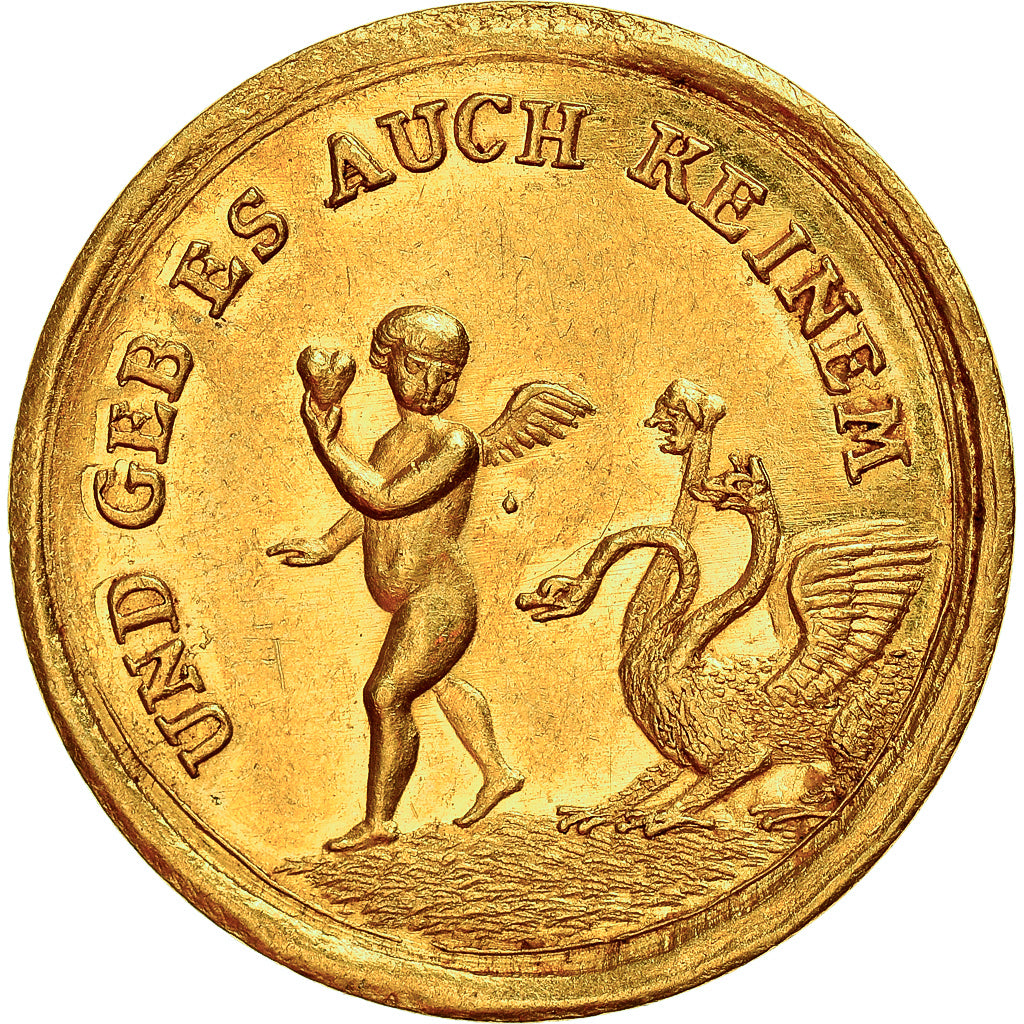 Niemcy, Token, Friedrich August der Starke, Coseldukaten imitation, 1720