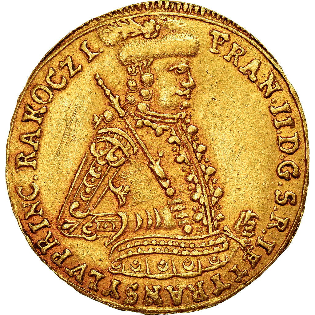 Moneta, Ungheria, Franz II Rakoczy, Ducat, 1707, Klausenburg, Extremely rare