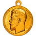 Rússia, medalha, Nicholas II, 1894, Dourado, A. Vasyutinsky, MS(60-62)