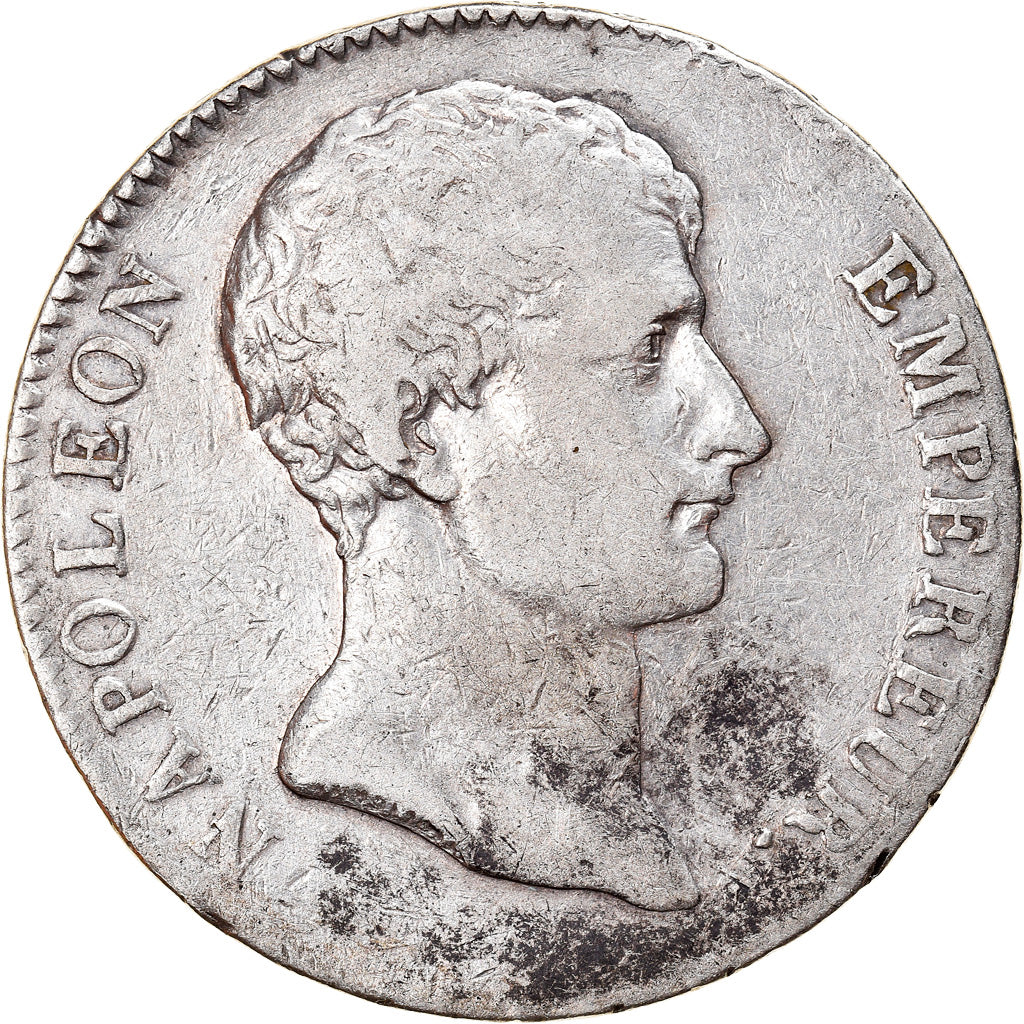 Coin, France, Napoléon I, 5 Francs, An 12, Bordeaux, VF(30-35), Silver