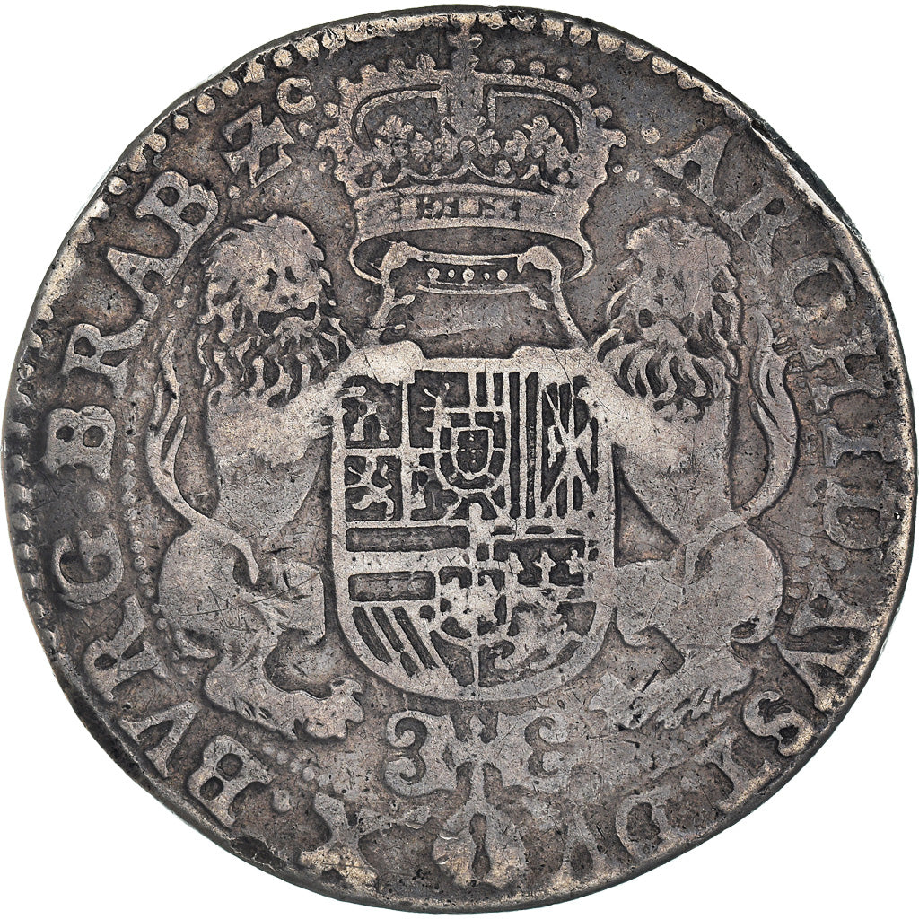 Spanish Netherlands, Philip IV, Ducaton, 1658, Brussels, Piéfort, Silver