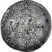 Munten, Lage Spaanse landen, Filip IV, Patagon, 1655, Antwerp, ZF, Zilver