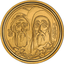 Yugoslavia, 3000 Novih Dinara, Hilandar, 1999, Proof, Gold, PCGS, PR68DCAM