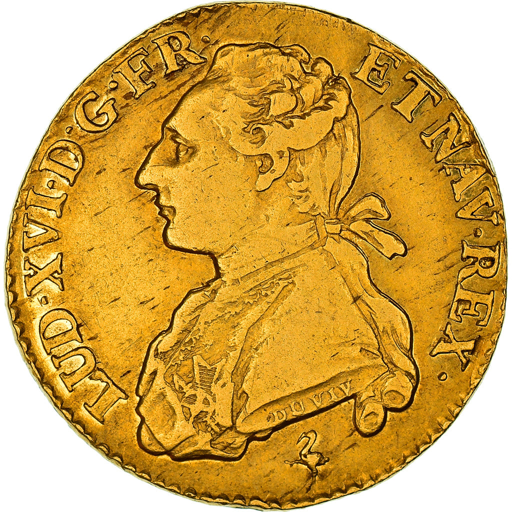 France, Louis XVI, Louis d'or aux palmes, 1774, Paris, Or, TTB, Gadoury:358