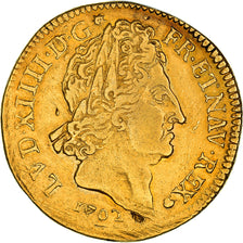 Frankreich, Louis XIV, Double louis d'or aux 8 L et aux insignes, 1702, Paris