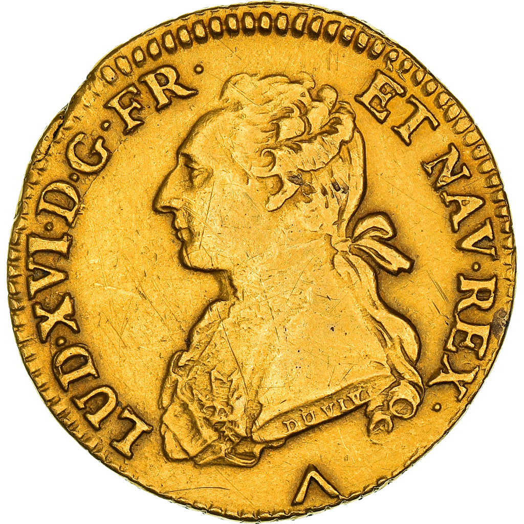 France, Louis XVI, Louis d'or au buste habillé, 1775, Lille, Or, TTB