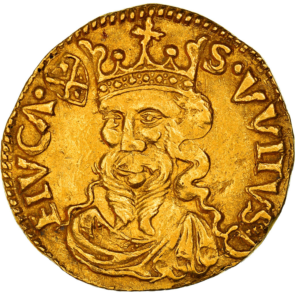 Republic of Lucca, Ducato, 15th Century, Lucca, Gold, AU(55-58), Friedberg:486