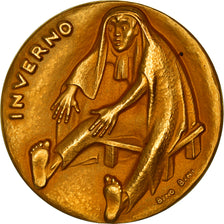 Italia, medaglia, Inverno, 1979, Rome, Oro, Bino Bini, SPL