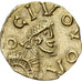 França, Domoaldo, Triens, 620-675, Neuvy, Dourado, AU(55-58), Belfort:Manque
