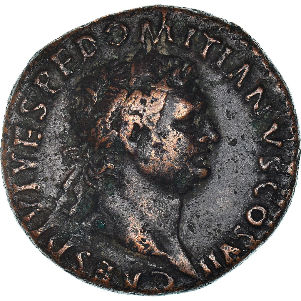 Munten, Domitianus, As, Roma, ZF+, Bronze, RIC:294