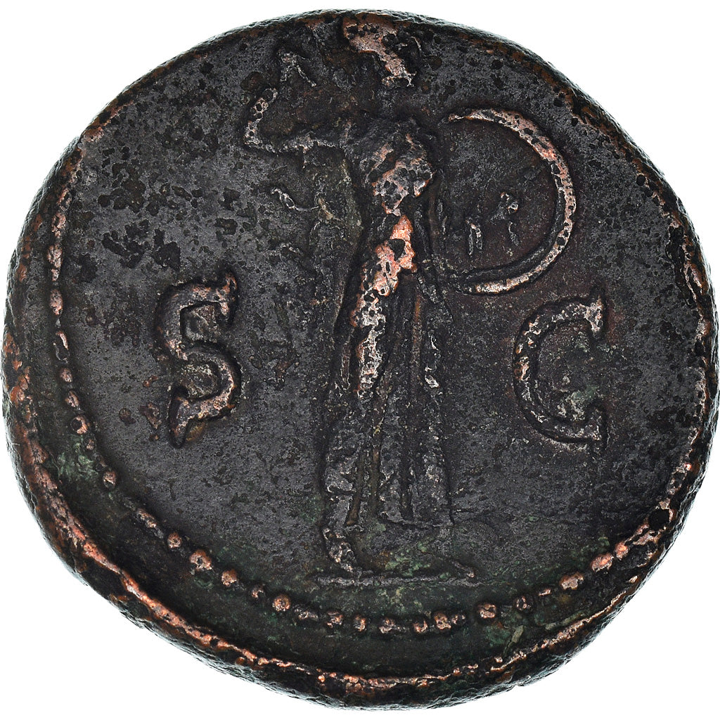 Munten, Domitianus, As, Roma, ZF+, Bronze, RIC:294