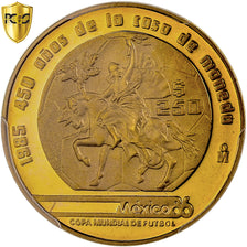 Mexico, 250 Pesos, 1985, Mexico City, Proof, Gold, PCGS, PR68DCAM, KM:506.2