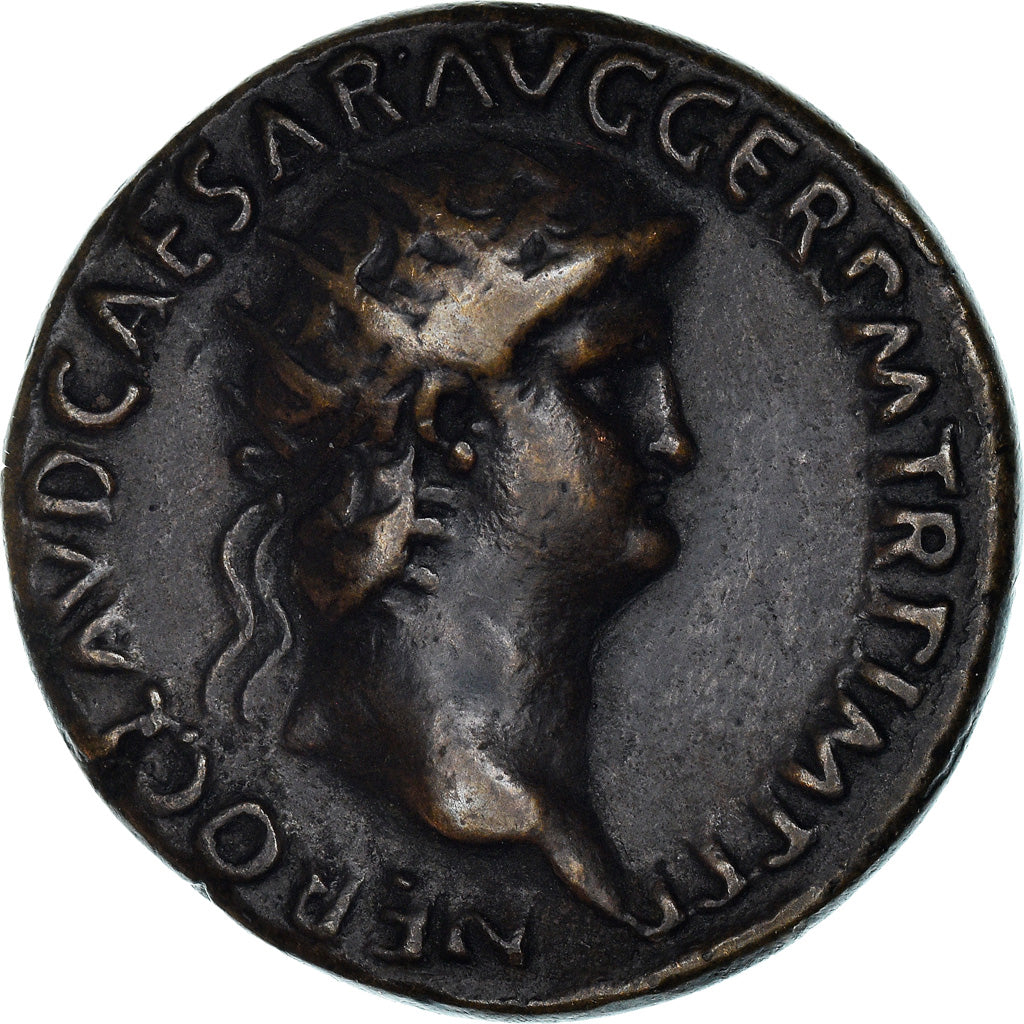 Néron, Dupondius, 62-68, Rome, Bronze, TTB, RIC:190