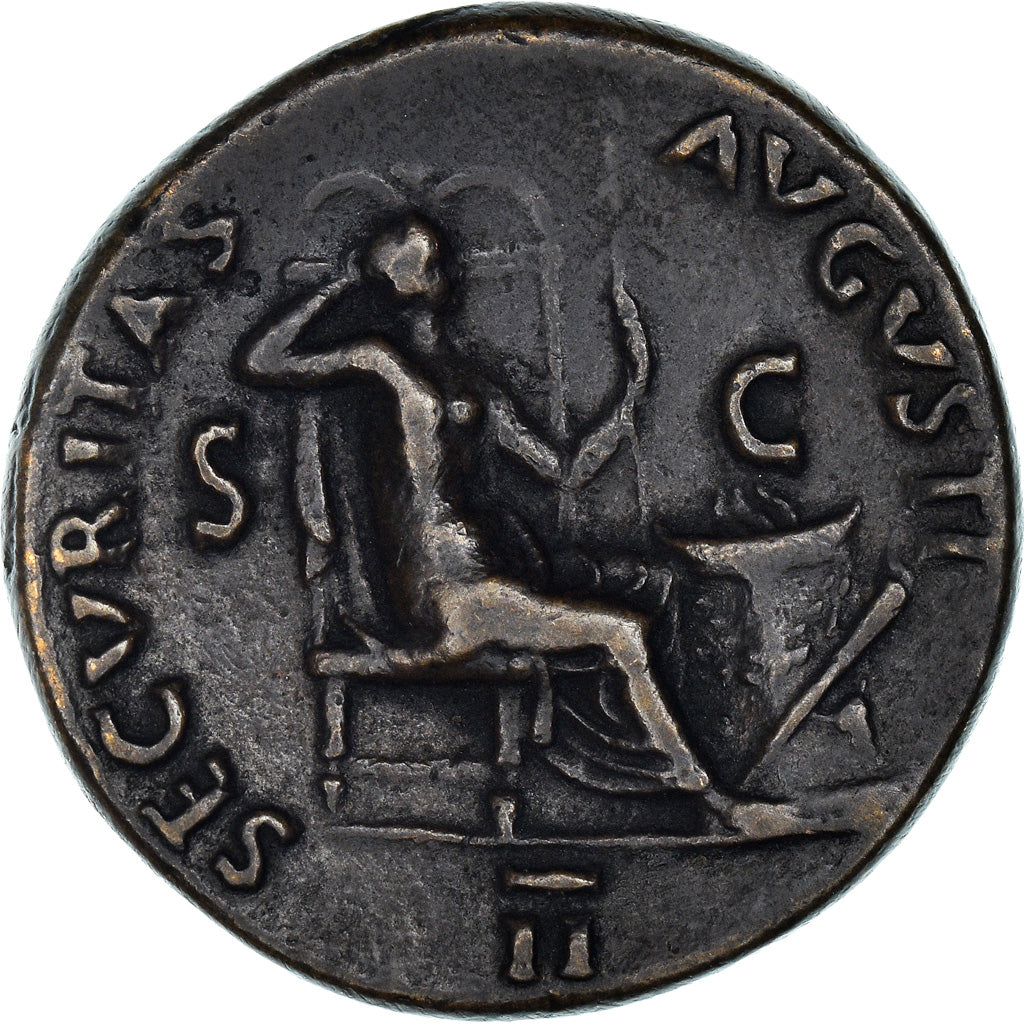 Néron, Dupondius, 62-68, Rome, Bronze, TTB, RIC:190