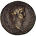 Nero, Dupondius, 62-68, Rome, Rare, Bronze, SS, RIC:196