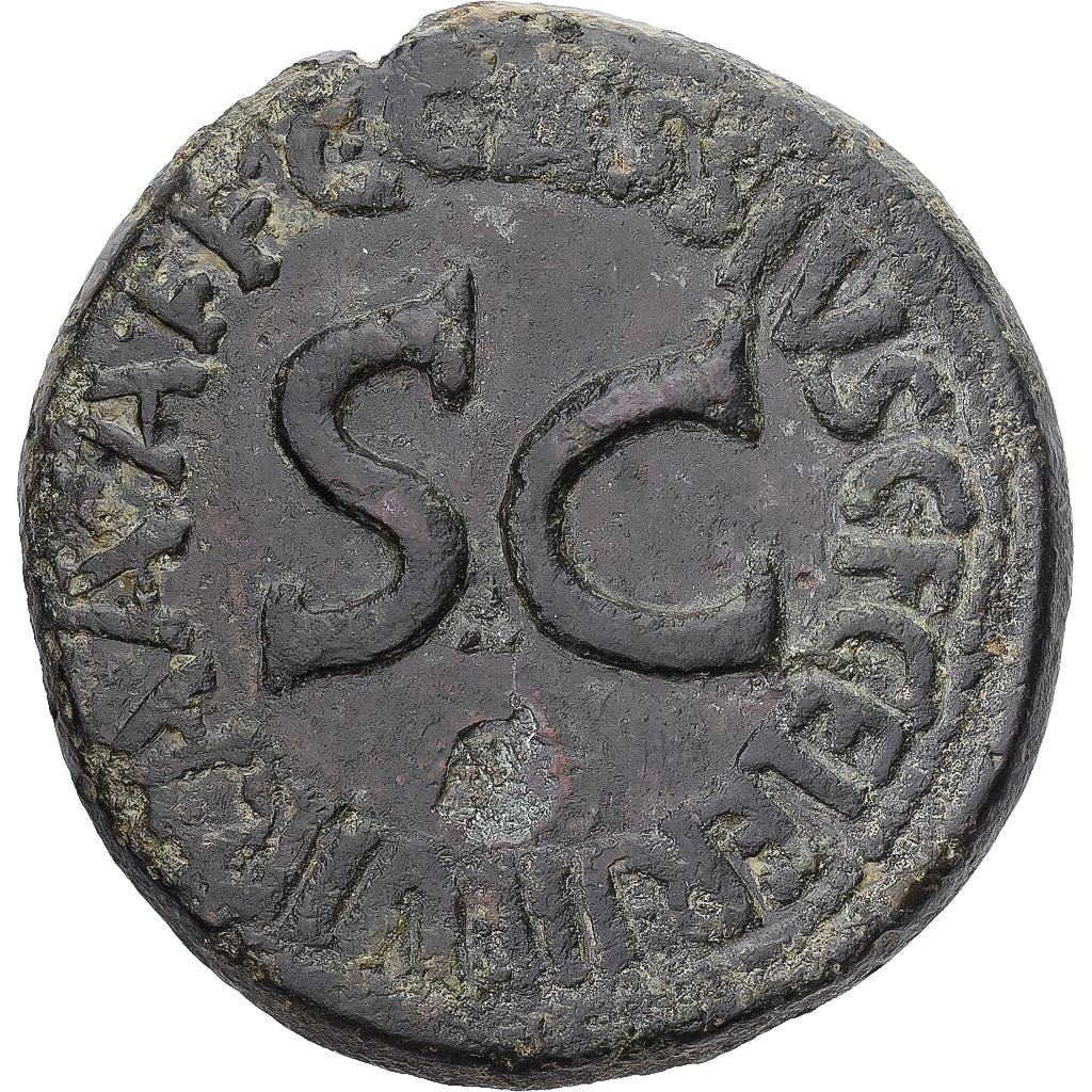 Moneta, Augustus, Sestertius, Roma, Rzadkie, EF(40-45), Bronze, RIC:374