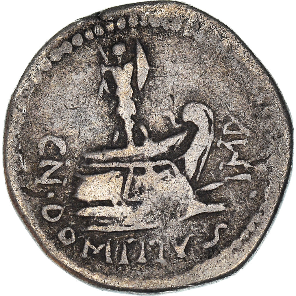 Domitia, Denarius, 41 BC, Rome, Srebro, F(12-15), Crawford:519/2