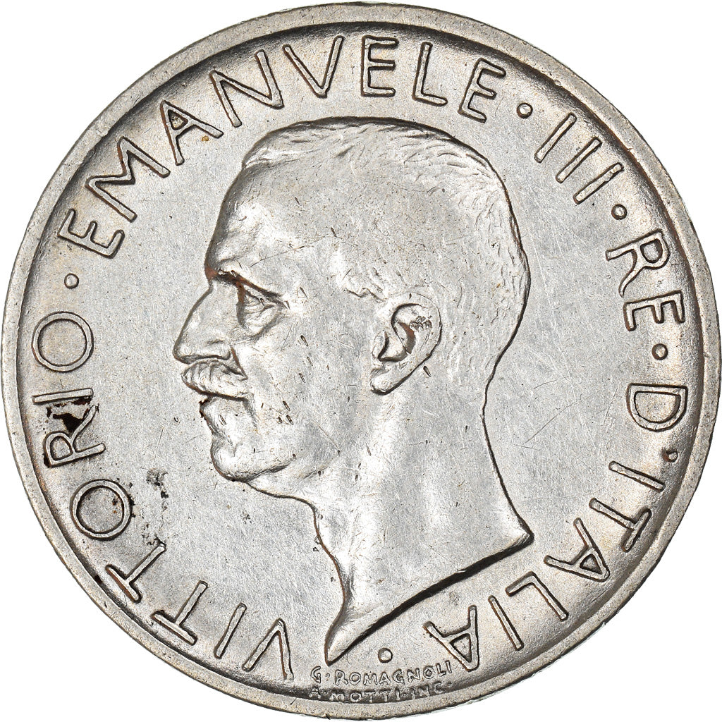 Monnaie, Italie, Vittorio Emanuele III, 5 Lire, 1930, Rome, TB+, Argent, KM:67.1