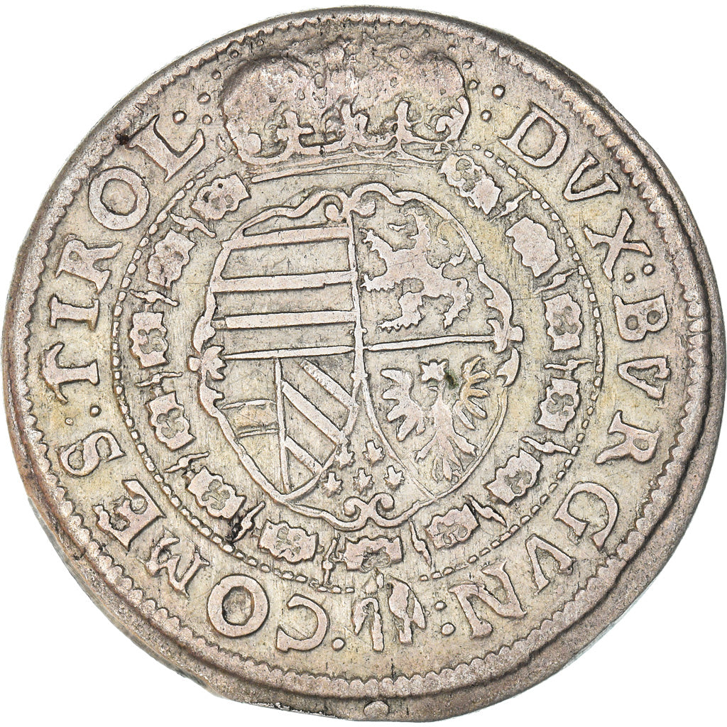 Monnaie, Autriche, Leopold, 10 Kreuzer, 1629, Hall, TTB, Argent, KM:589.1