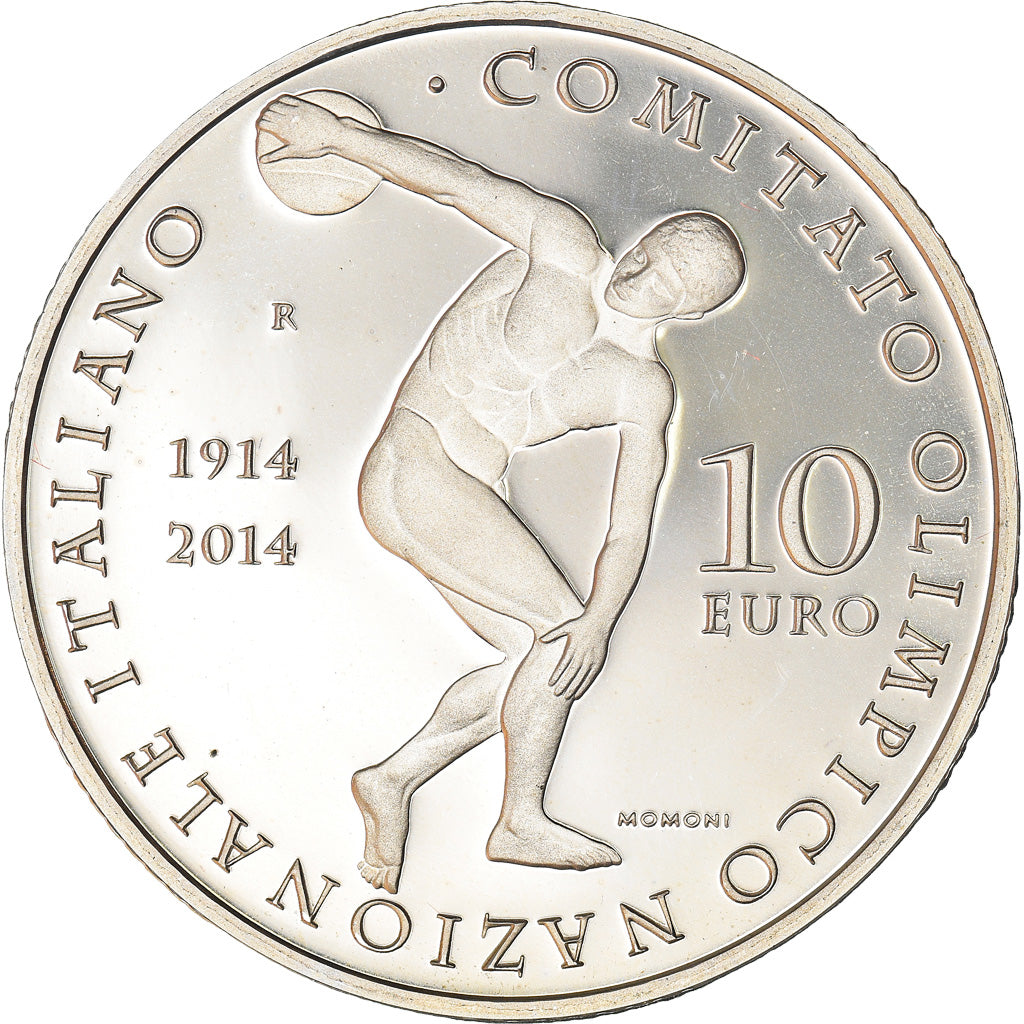 Italy, 10 Euro, 2014, Rome, Proof, MS(65-70), Silver