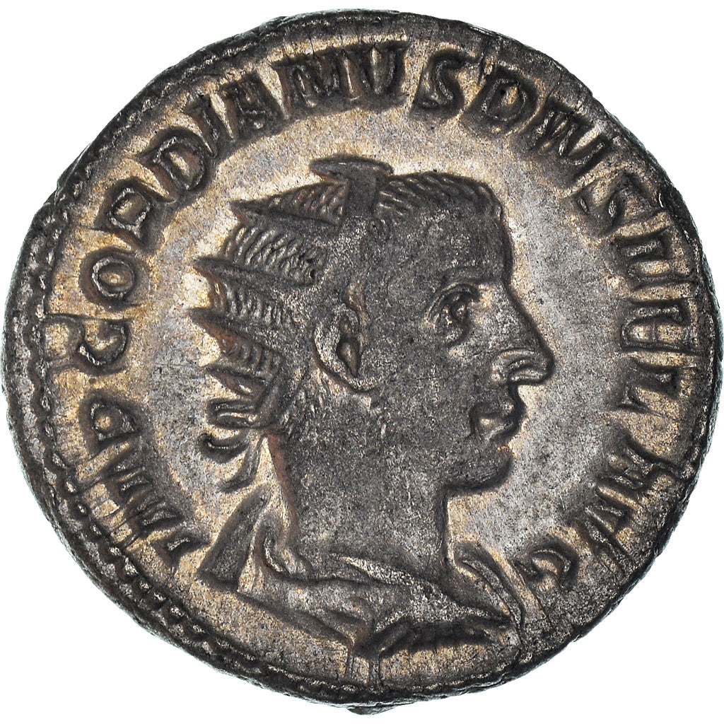 Coin, Gordian III, Antoninianus, 243, Roma, AU(55-58), Billon, RIC:142