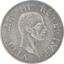 Coin, Italy, Vittorio Emanuele III, 2 Lire, 1939, Rome, VF(30-35), Stainless