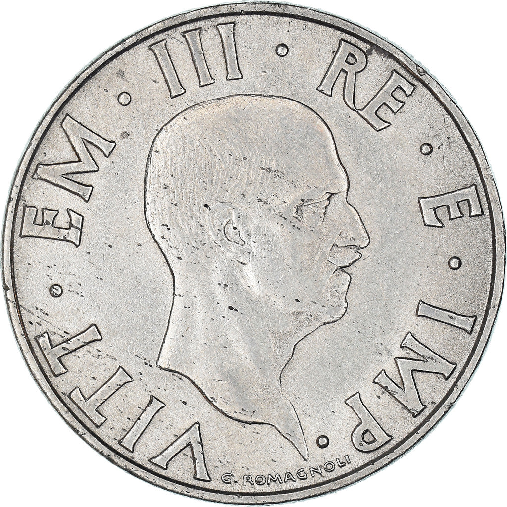 Munten, Italië, Vittorio Emanuele III, 2 Lire, 1940, Rome, ZF, Stainless Steel