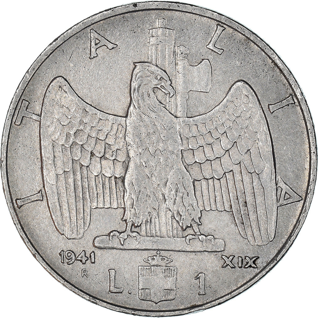 Monnaie, Italie, Vittorio Emanuele III, Lira, 1941, Rome, TTB, Stainless Steel