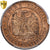 Francja, Napoleon III, 2 Centimes, 1853, Marseille, Brązowy, PCGS, MS64RD