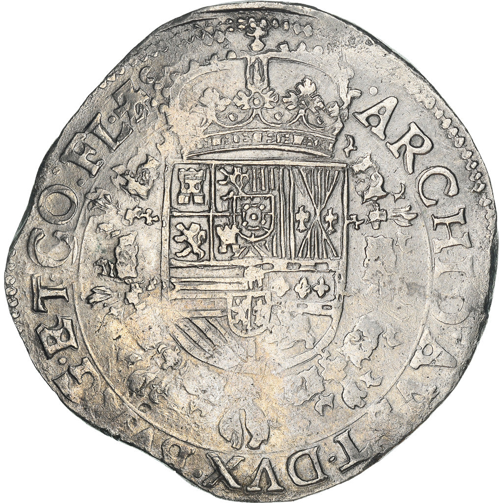 Coin, Spanish Netherlands, Philip IV, Patagon, 1622, Brussels, EF(40-45), Silver