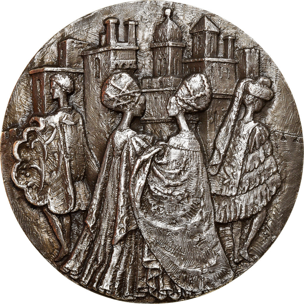 Francia, medalla, Peinture, Hommage à Pisanello, Arts & Culture, 1969