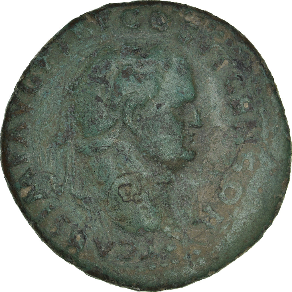 Titus, As, 69-96, Uncertain Mint, Contemporary forgery, Bronze, S